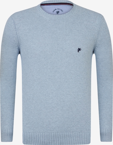 DENIM CULTURE Sweater 'Brian' in Blue: front