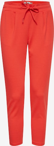 Pantalon à pince 'IHKate' ICHI en rouge : devant