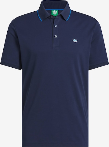 ADIDAS PERFORMANCE - Camiseta funcional 'Trefoil' en azul: frente