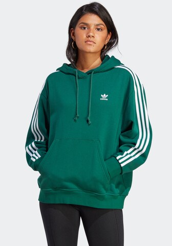 Bluză de molton 'Adicolor Classics ' de la ADIDAS ORIGINALS pe verde: față