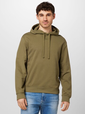 HUGO Sweatshirt 'Dapo' in Groen: voorkant