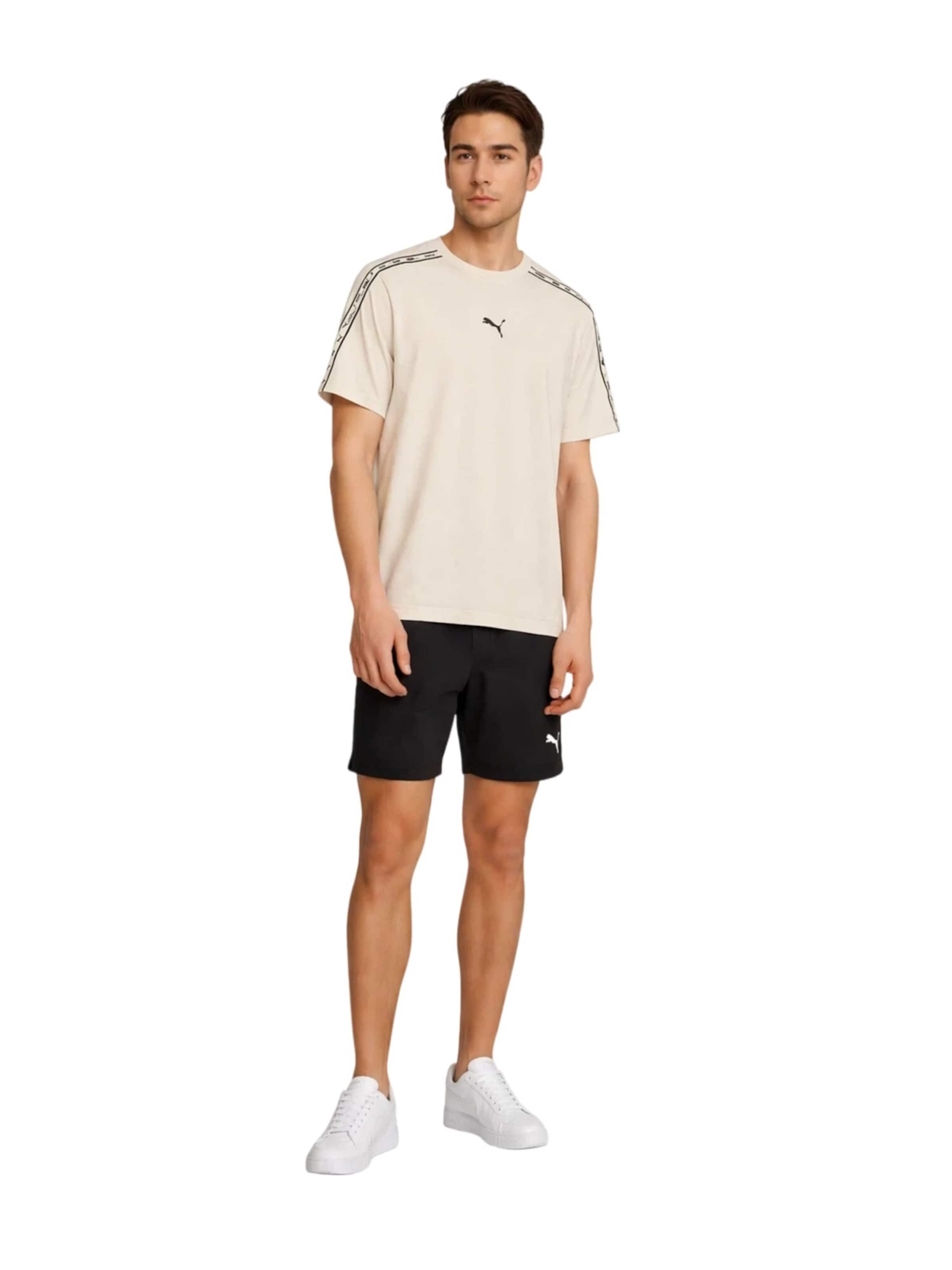 Maglietta 'ESS Tape' di PUMA in beige