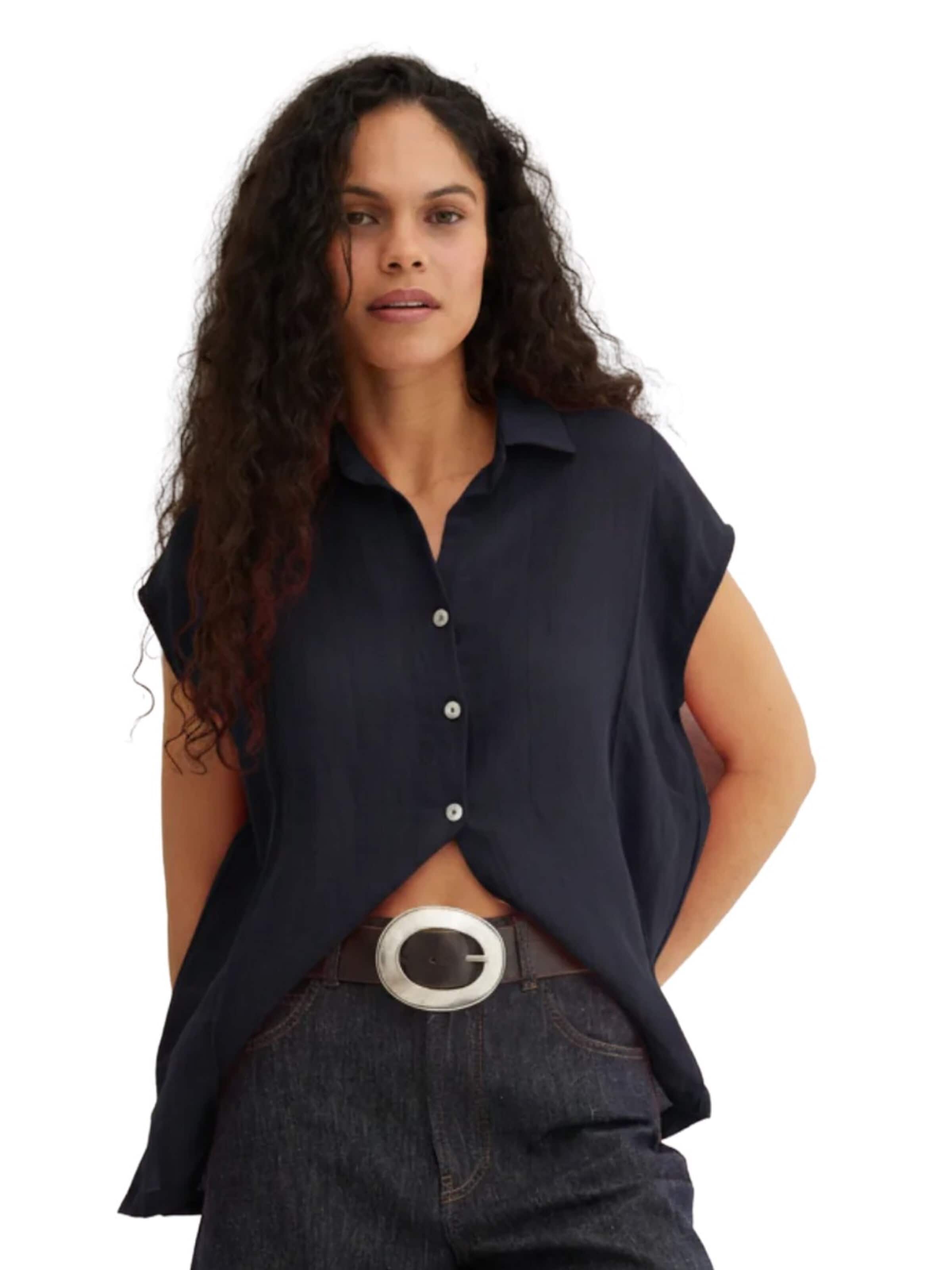 SILK & CASHMERE Shirt in Blue