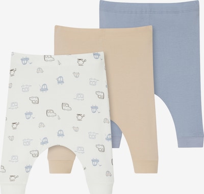 SCHIESSER Trousers 'Natural Love' in 56 in Beige / Blue / White, Item view