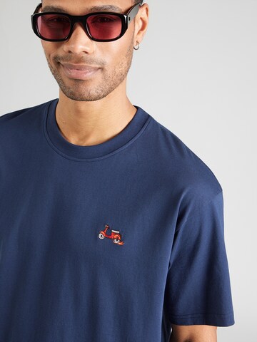 Iriedaily Tričko 'Scooter' – modrá