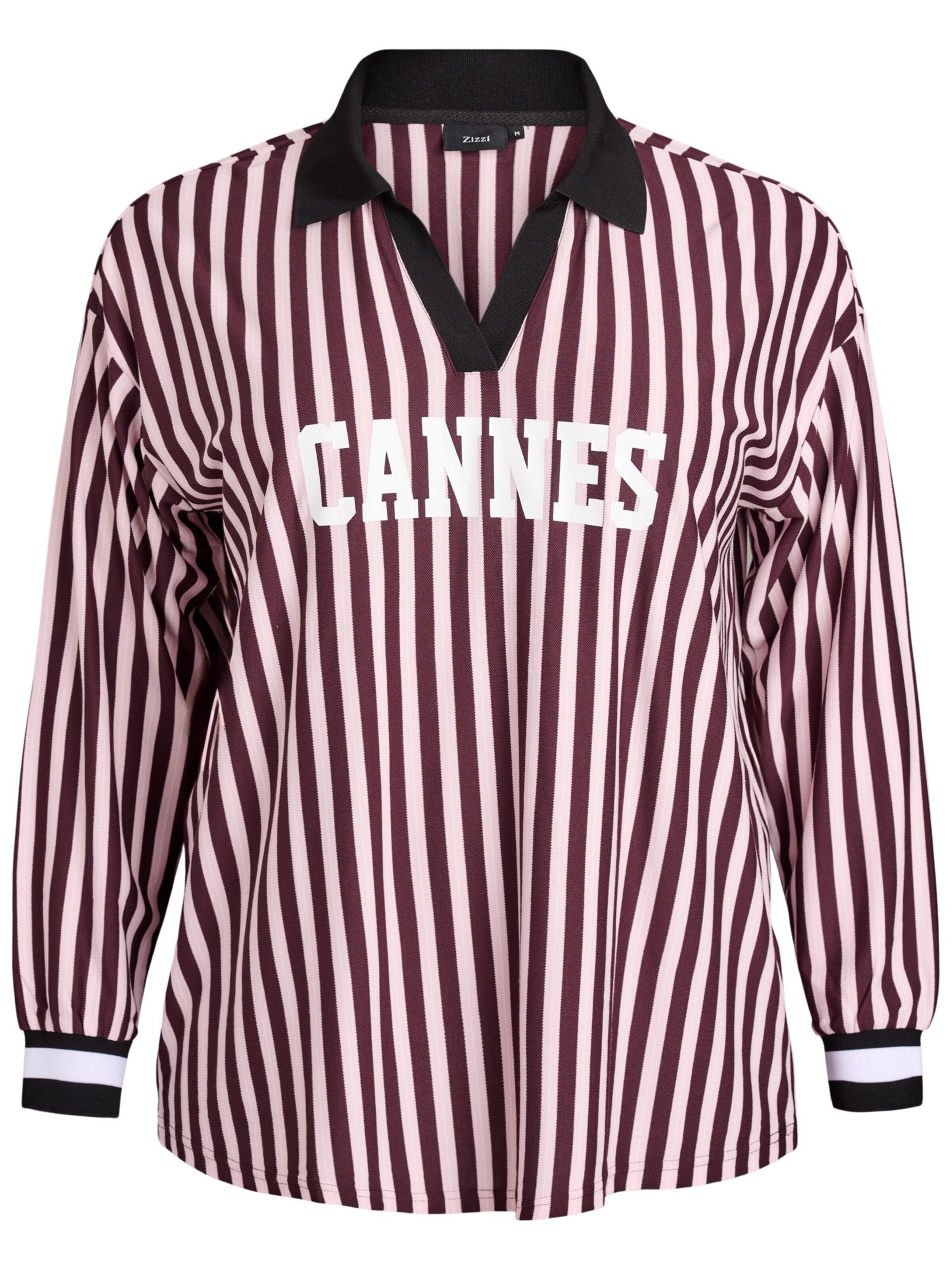 Zizzi Μπλουζάκι 'Mfalka' σε κόκκινο: μπροστά