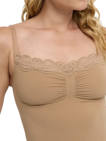 cfab Body 'Bodysuit String mit Lace' in Beige