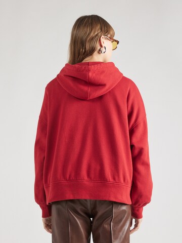 Abercrombie & Fitch Sweatshirt 'CLASSIC SUNDAY' in Red