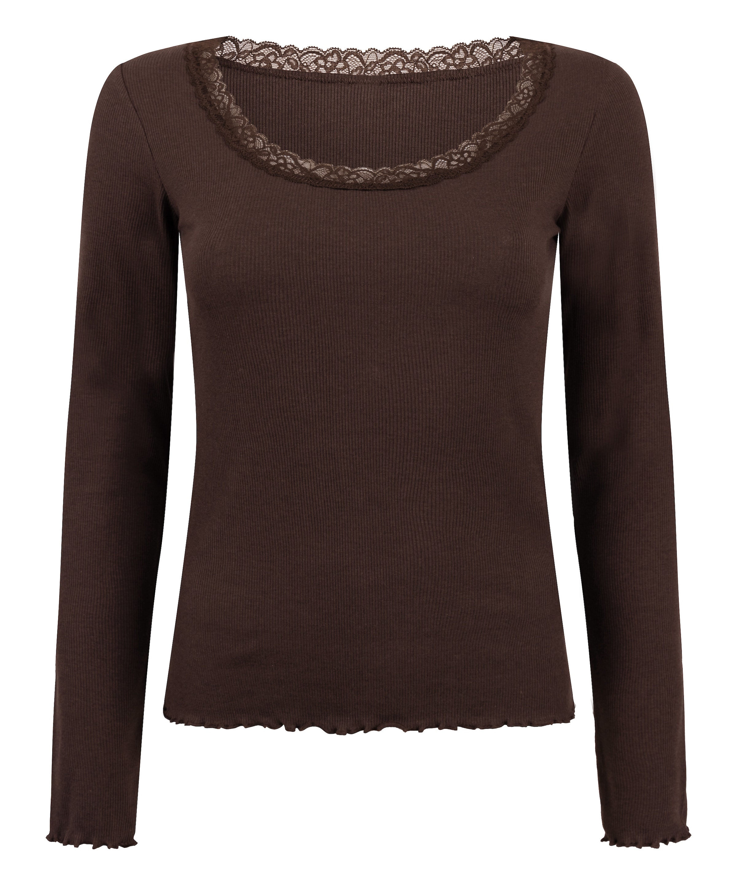 Hunkemöller Slaapshirt in Bruin: voorkant