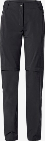 VAUDE Regular Outdoorhose 'Farley' in Schwarz: predná strana