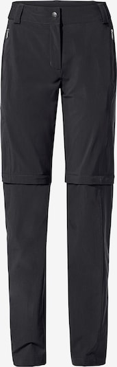 VAUDE Outdoorbroek 'Farley' in de kleur Zwart / Wit, Productweergave