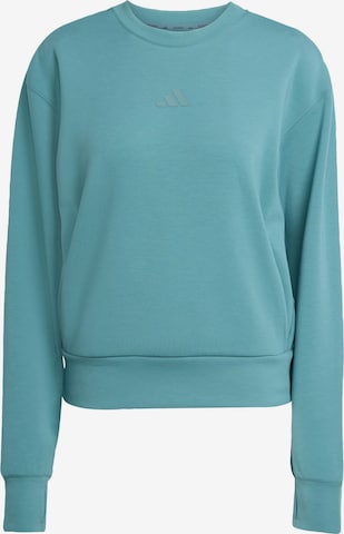 ADIDAS PERFORMANCE Sports sweatshirt 'Designed For Training' in Green: front