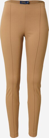 Skinny Leggings 'ADRY' di Polo Ralph Lauren in beige: frontale