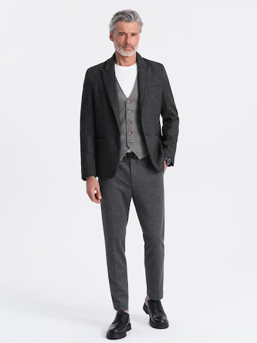 Coupe regular Veste de costume Ombre en gris