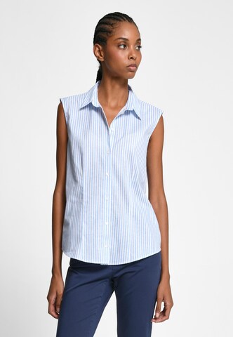 Peter Hahn Blouse in Blauw: voorkant