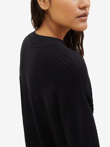 TOM TAILOR DENIM Sweater in Black