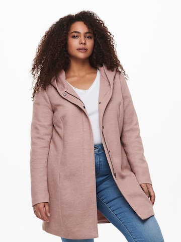 ONLY Carmakoma Between-Seasons Coat 'Sedona' in Pink