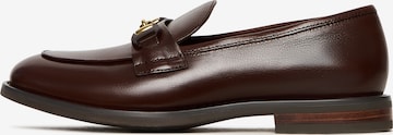 Chaussure basse CESARE GASPARI en marron : devant