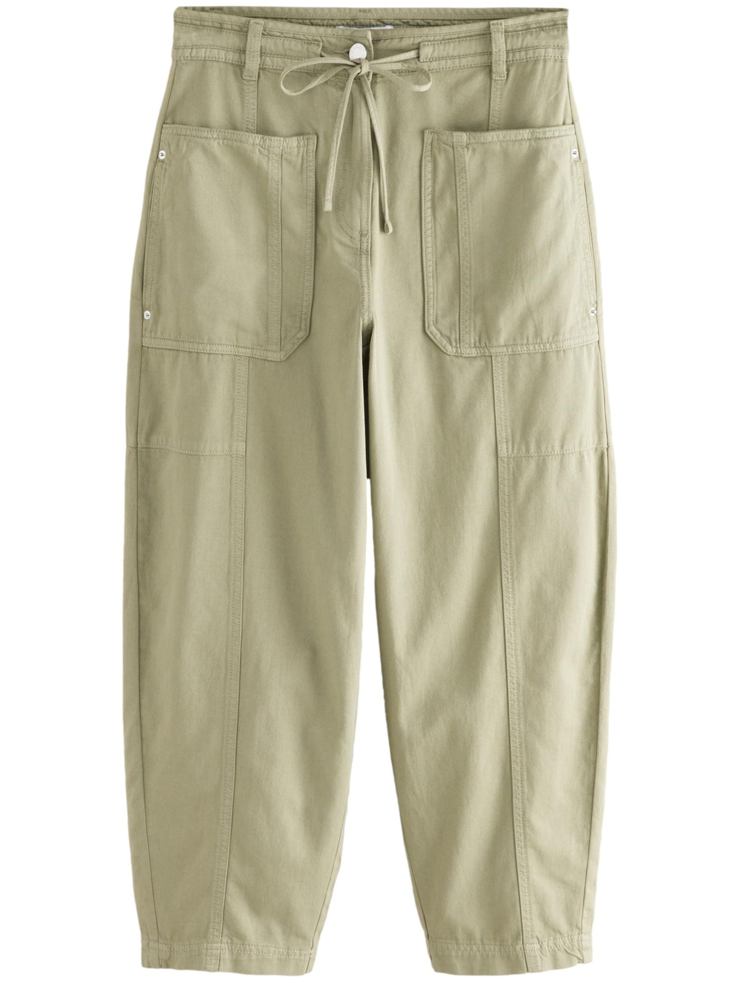 Next Voľný strih Nohavice - Zelená: predná strana