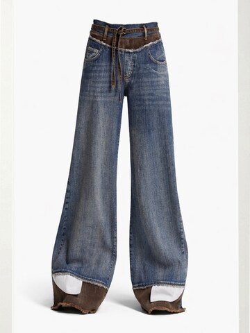 IT'S BASIC Wide leg Jeans 'Palazzo High Rise Jeans' in Blue: front