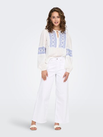 JDY Bluse 'Lulu' i hvid