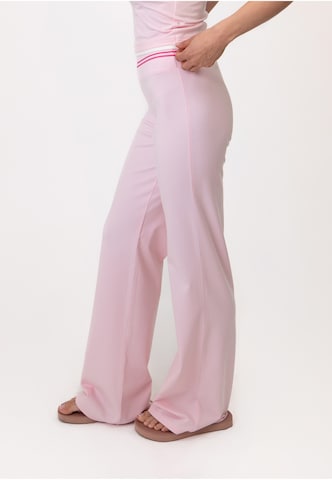 OH APRIL - Flared Leggings 'Jasmin' em rosa