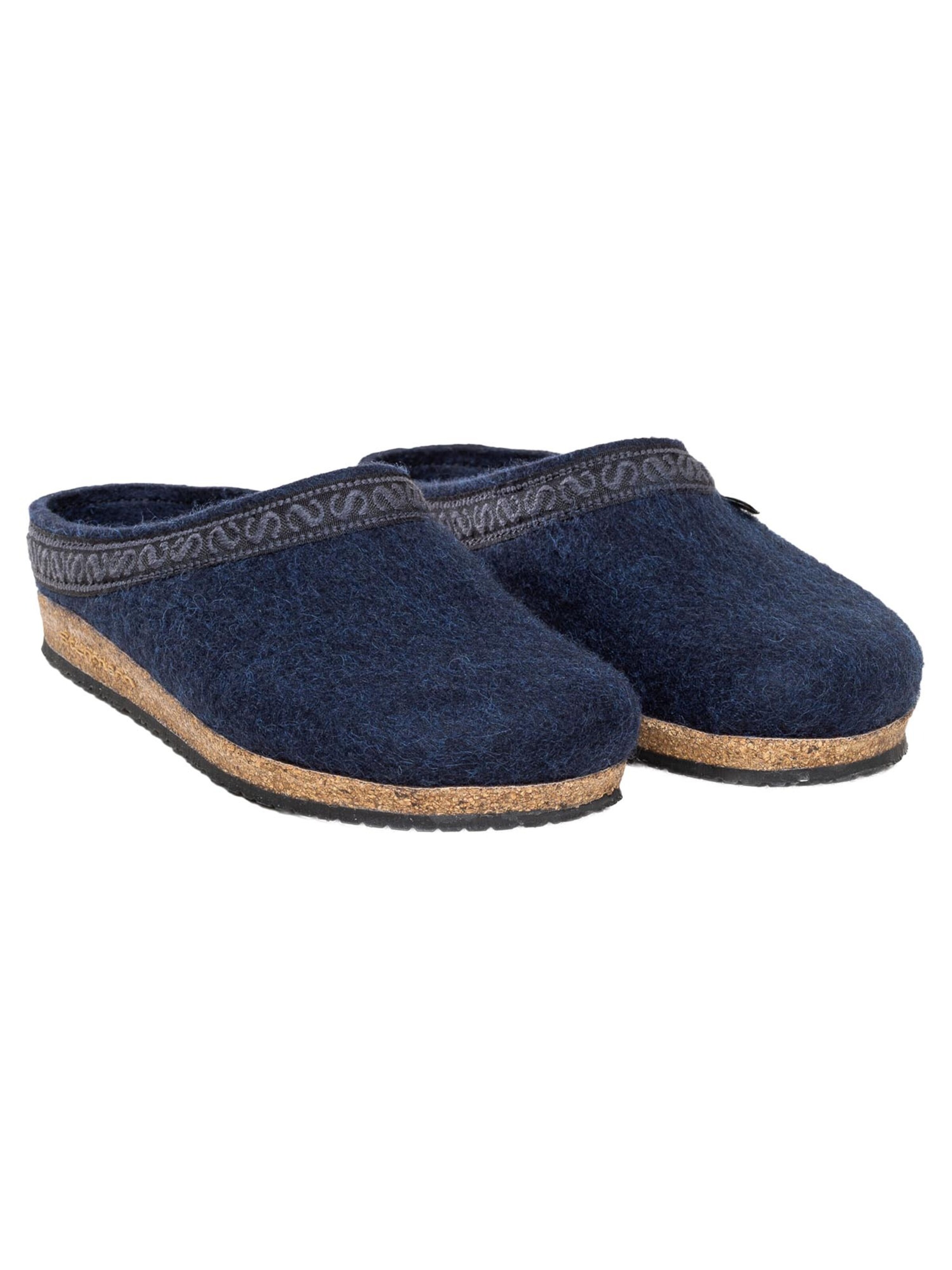 Stegmann Clogs 'Filz'‌‌‌‌‌‌‌‌‌‌ in Blau