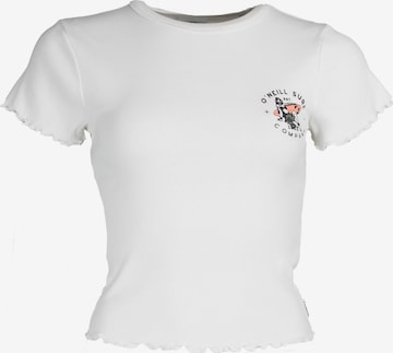 O'NEILL T-Shirt 'Rib' in Weiß: Vorderseite