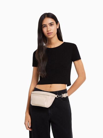 Sac à bandoulière Bershka en beige