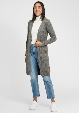 Oxmo Knit Cardigan 'Philetta' in Grey