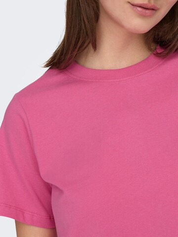 JDY T-Shirt 'PISA' in Pink