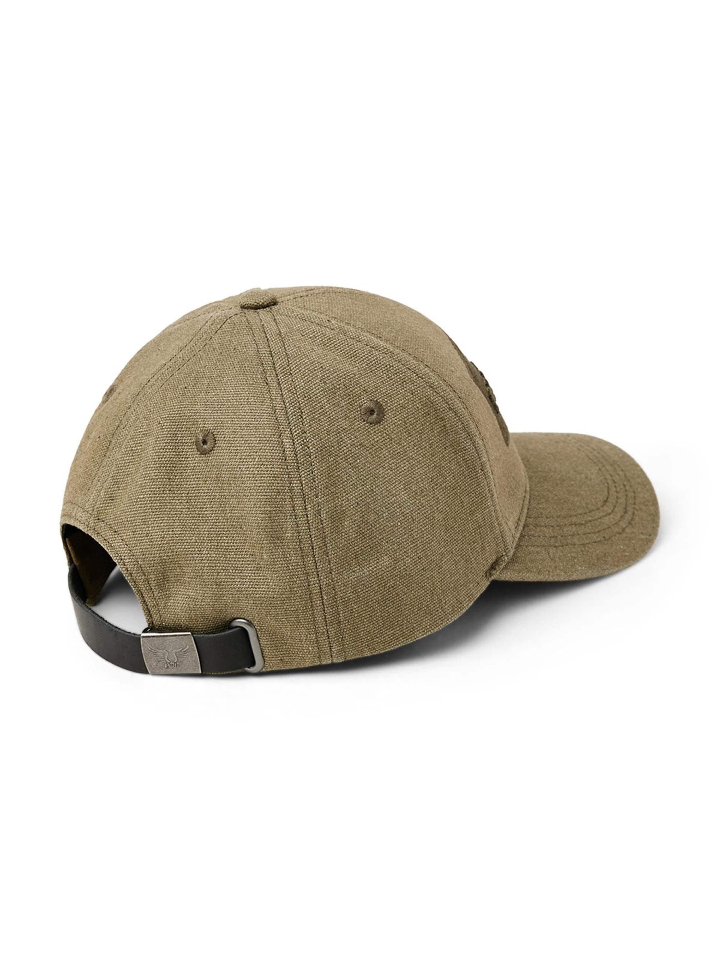 PME Legend Cap 'Washed canvas cap with embroidery' in Green