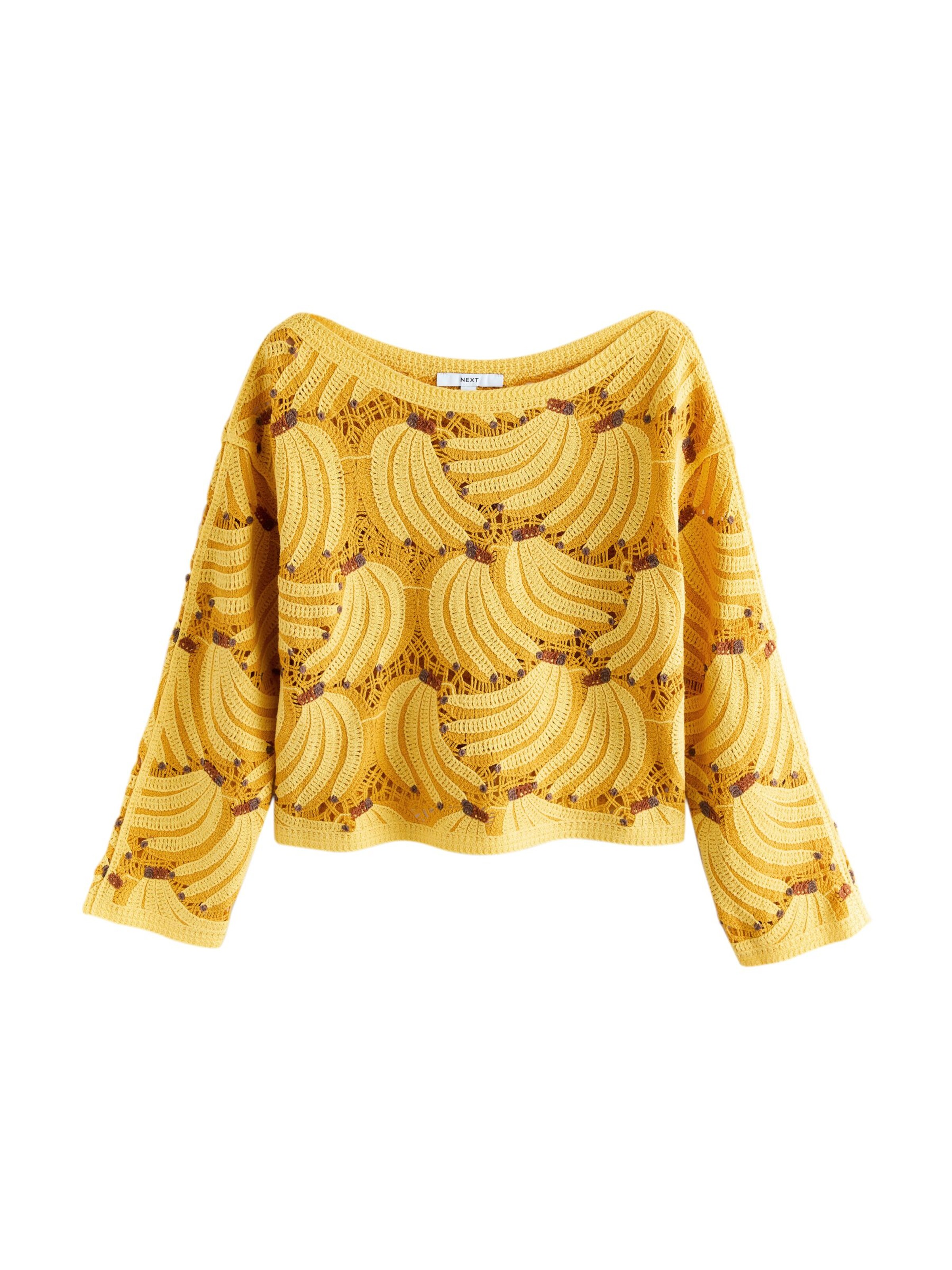 Next Trui in de kleur Geel, Productweergave