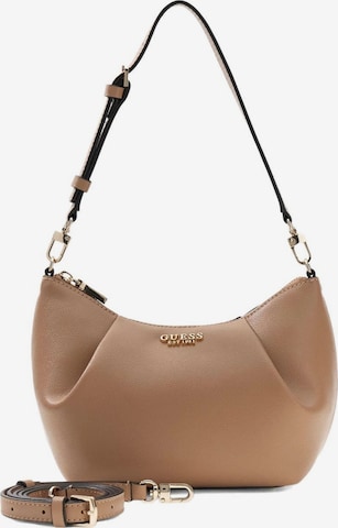 Borsa a spalla 'Guess Shoulder Bag Black' di GUESS in beige: frontale