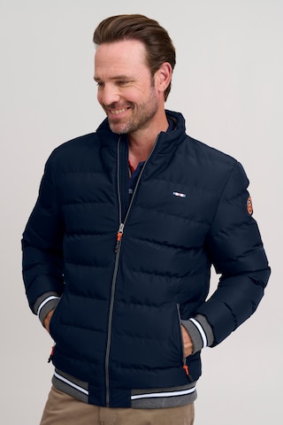 FQ1924 Winter Jacket 'ALEKSANDER' in Blue: front