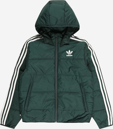 Geacă de iarnă 'Adicolor' de la ADIDAS ORIGINALS pe verde: față