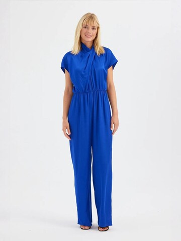 Hiccup Jumpsuit in Blau: Vorderseite