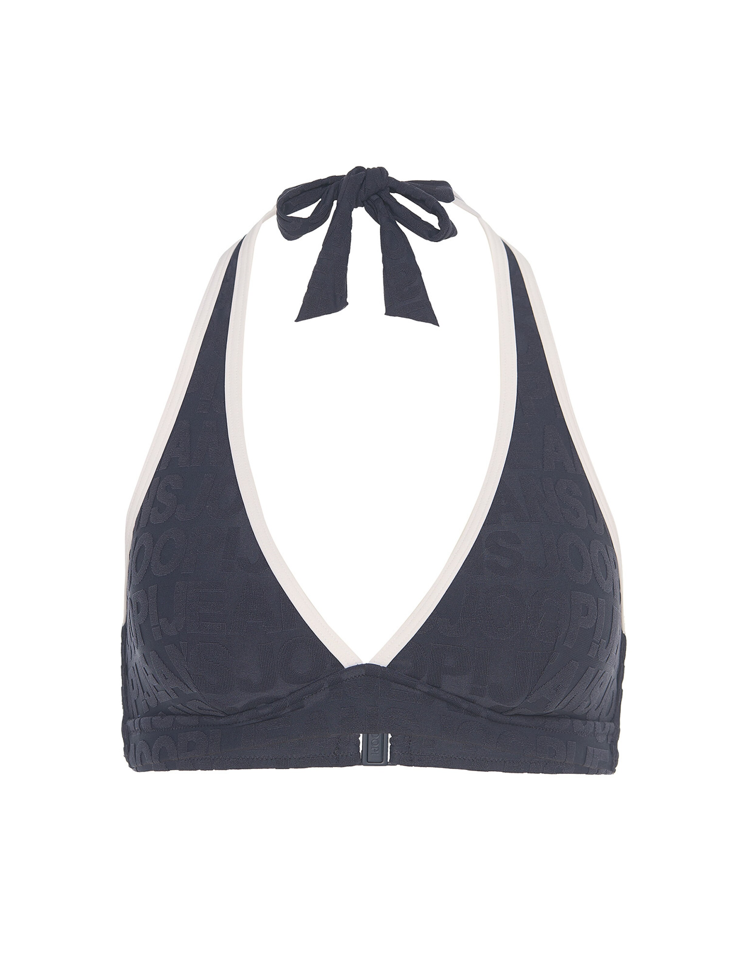 JOOP! Triangle Bikini top in Blue: front