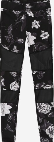 Urban Classics Skinny Leggings in Black: front