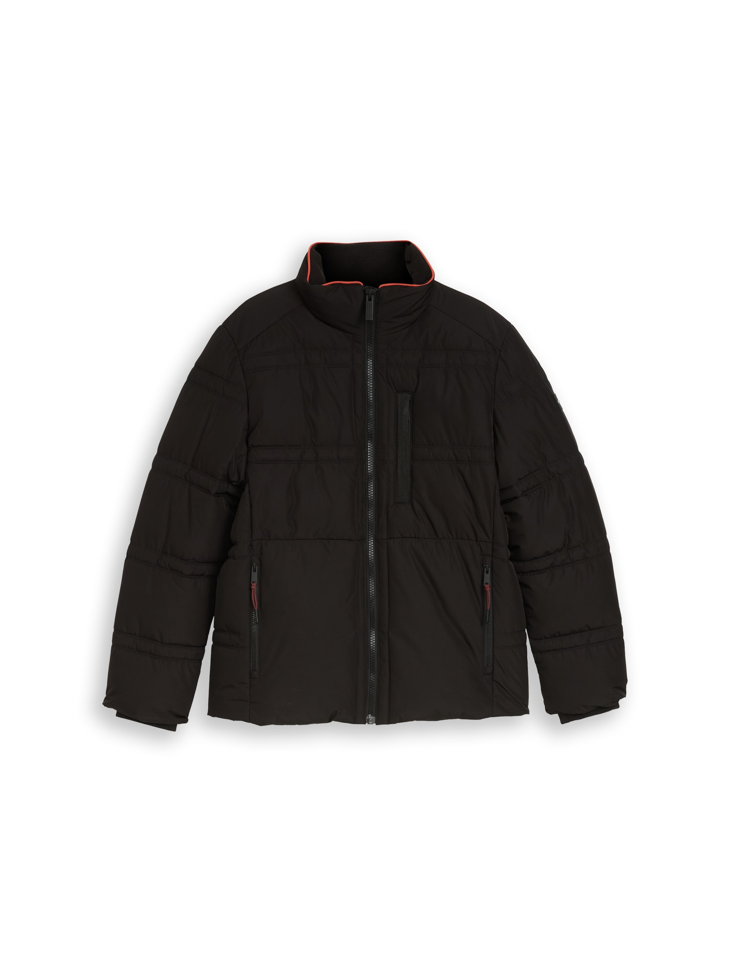 TOM TAILOR Winter jacket in Black: front