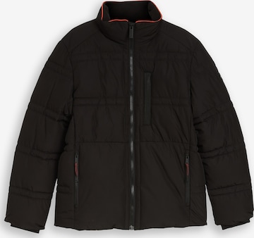 TOM TAILOR Winter jacket in Black: front
