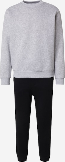 JACK & JONES Jogging komplet 'JJEBRADLEY' u siva / crna, Pregled proizvoda