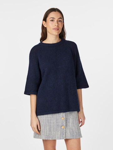Pull-over 'YASANNE' YAS en bleu : devant