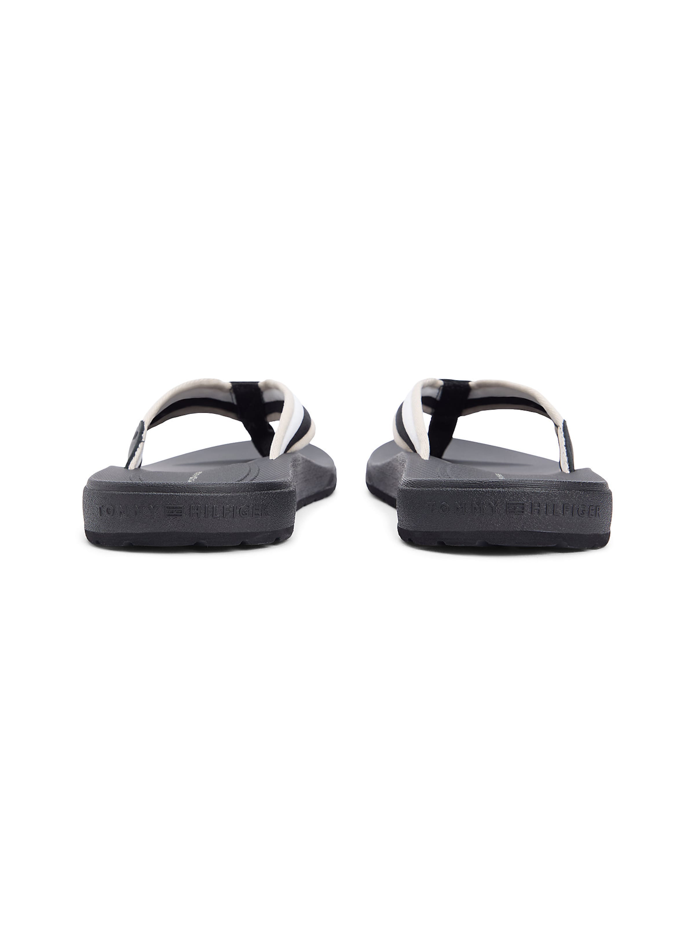 TOMMY HILFIGER Teenslippers in Zwart