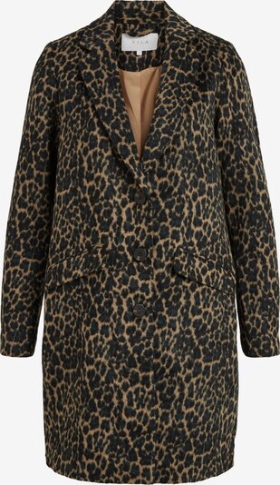 VILA Between-Seasons Coat in Light brown / Emerald / Black, Item view