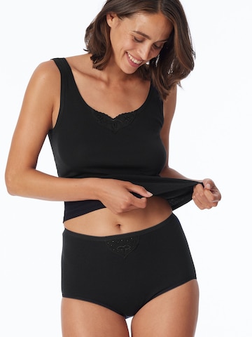SCHIESSER Slip ' Cotton Essentials ' in Black