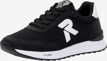 Baskets basses ' W2404 ' Rieker en noir : devant