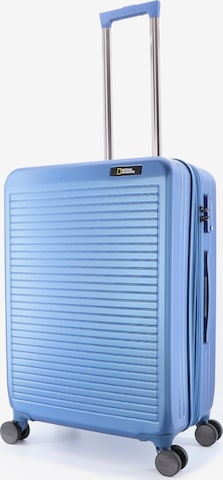 National Geographic Suitcase in Blue: front