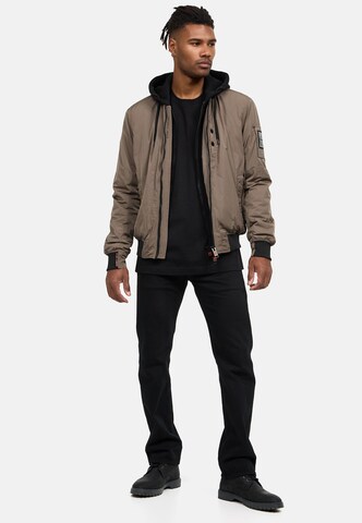 STONE HARBOUR Between-season jacket 'Hoobo' in Brown: front
