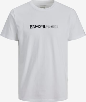 T-Shirt 'Neo' JACK & JONES en blanc : devant